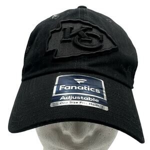 FANTASTICS - KANSAS CITY CHIEFS black baseball cap - one size / adjustable